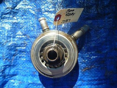 97-01 Honda Prelude H22 engine oil cooler housing engine motor H22A4 OEM 3