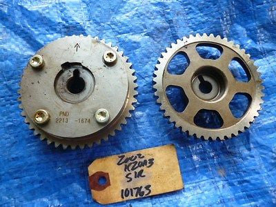 02-06 Acura RSX K20A3 camshaft cam gears set OEM engine motor K20A VTC gear