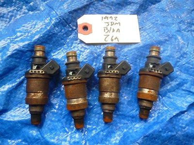 92-95 JDM Honda Civic B16A fuel injector set OEM engine motor VTEC B16 OBD1