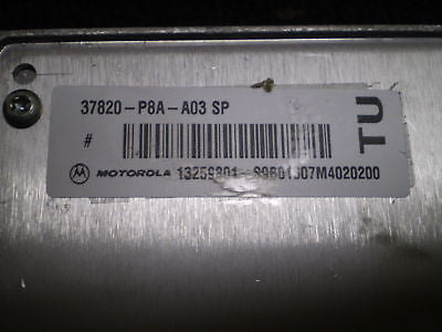2000 ACURA 3.0CL 6CYL ECU ECM 37820-P8A-A03 ACURA CL