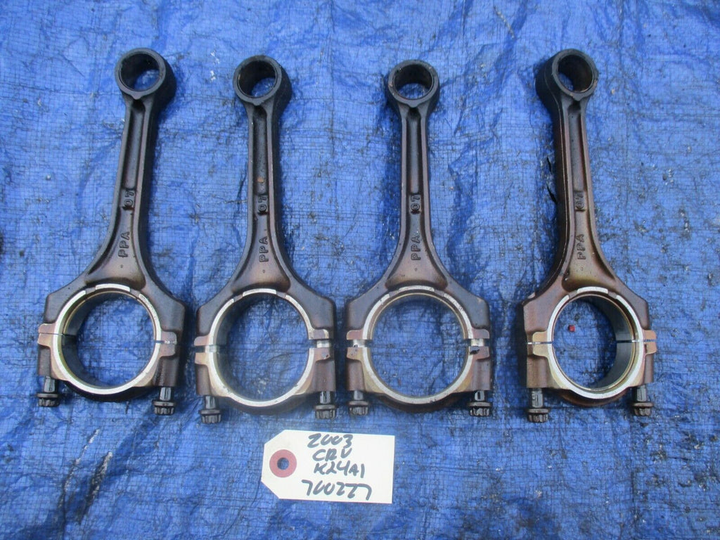 02-06 Honda CRV K24A1 connecting rods set OEM engine motor PPA K24 700227