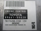 1999 Toyota Sienna 3.0 engine computer 89661-08030 ECU ECM TN175200-2282 PCM