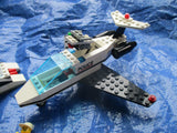 1993 Lego 6344 Police jet speed justice boat air plane vintage complete set