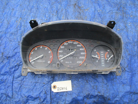 97-01 Honda CRV automatic instrument gauge cluster speedo OEM RARE KMH Canadian