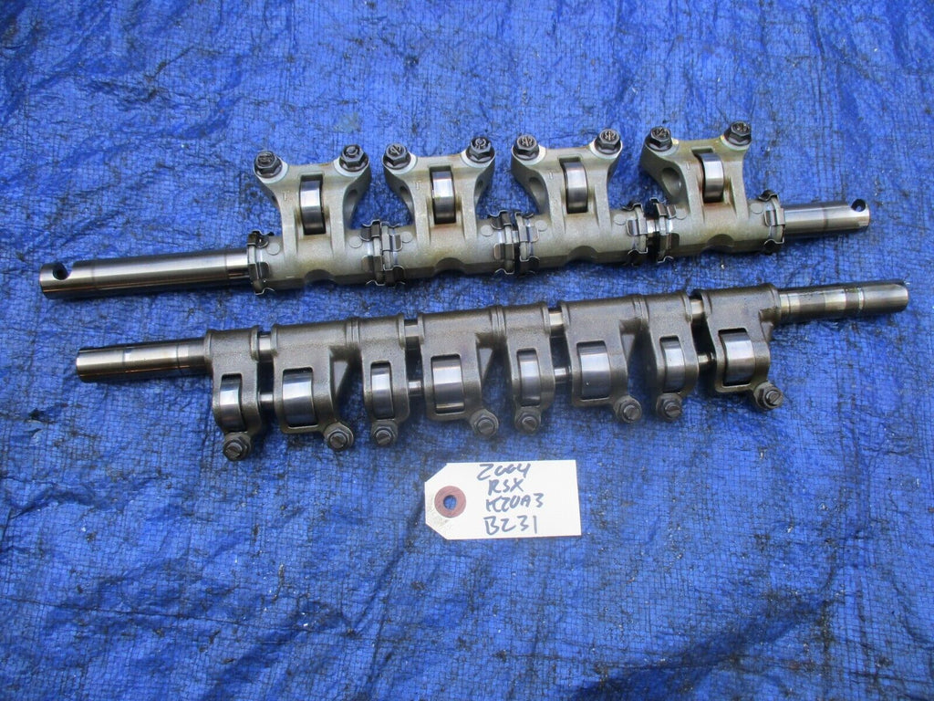 02-06 Acura RSX K20A3 rocker arm assembly set pair rockers engine motor OEM 1099