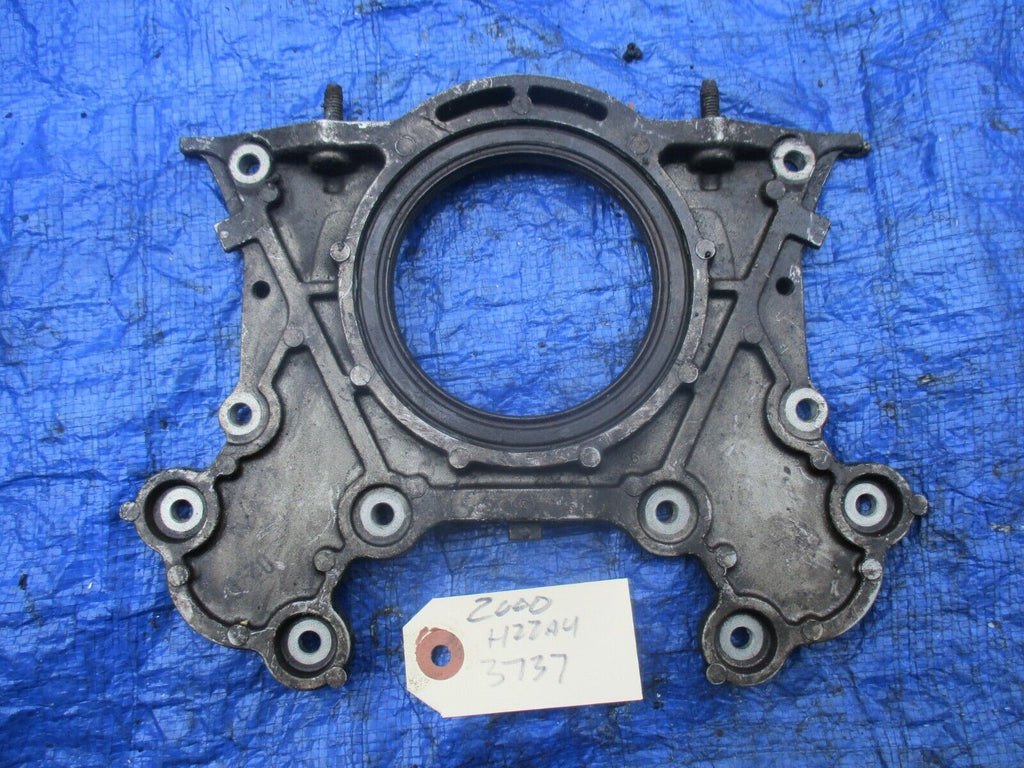 93-01 Honda Prelude rear main seal cover H22 H22A4 motor VTEC OEM H22A OEM 3737