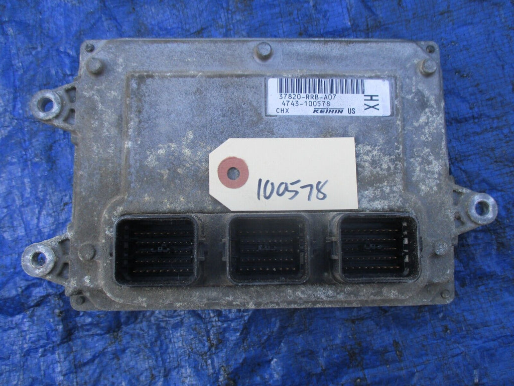 2006 Honda Civic Si manual K20Z3 engine computer 37820-RRB-A07 ECU ECM K20Z 578