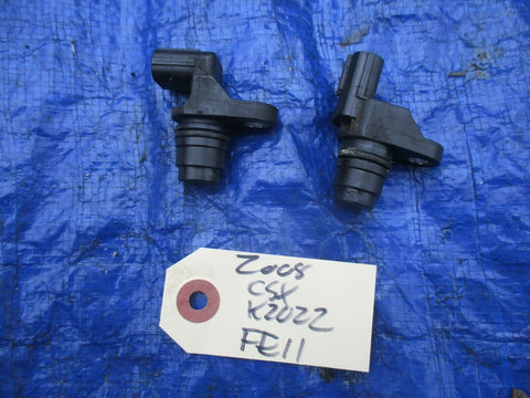 06-08 Acura CSX K20Z2 camshaft position sensors OEM K20 K20Z engine motor pair