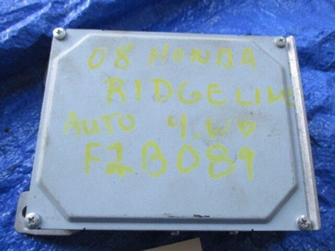 06-08 Honda Ridgeline engine computer ecu automatic transmission 48310-RJG-003