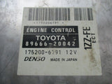 2001 Toyota Celica GT engine computer ECU ECM 89666-20042 175200-6791 DENSO PCM