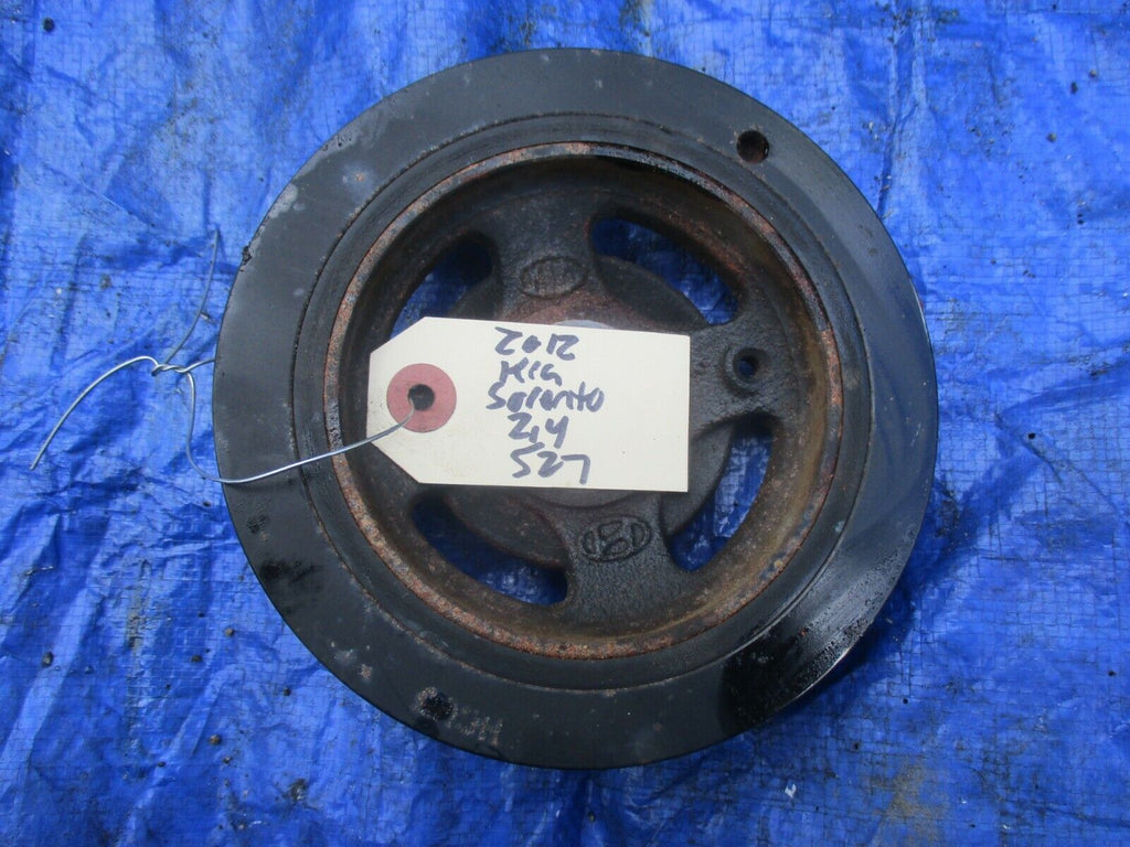 2012 Kia Sorento 2.4 crankshaft pulley OEM engine motor Hyundai Sonata balancer