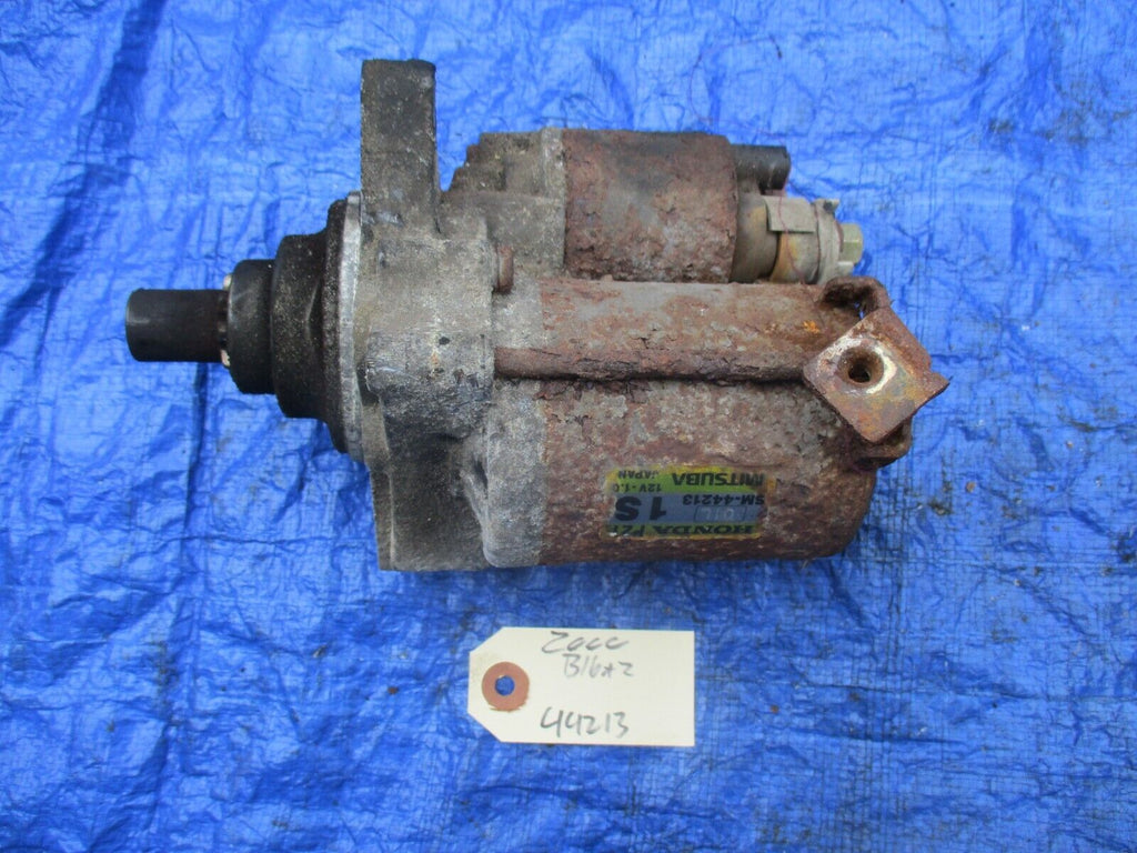 99-00 Honda Civic SIR B16A2 VTEC manual transmission starter SM-44213 P2T B16 2