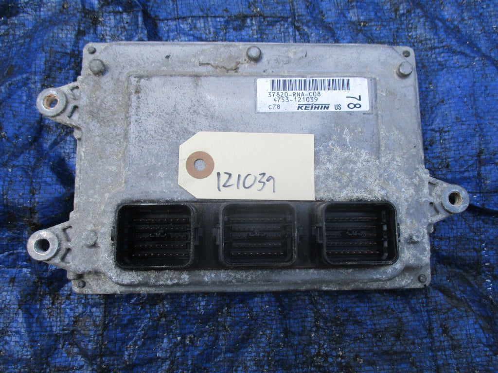 06-08 Honda Civic engine computer ecu manual transmission 37820-RNA-C08 OEM 39