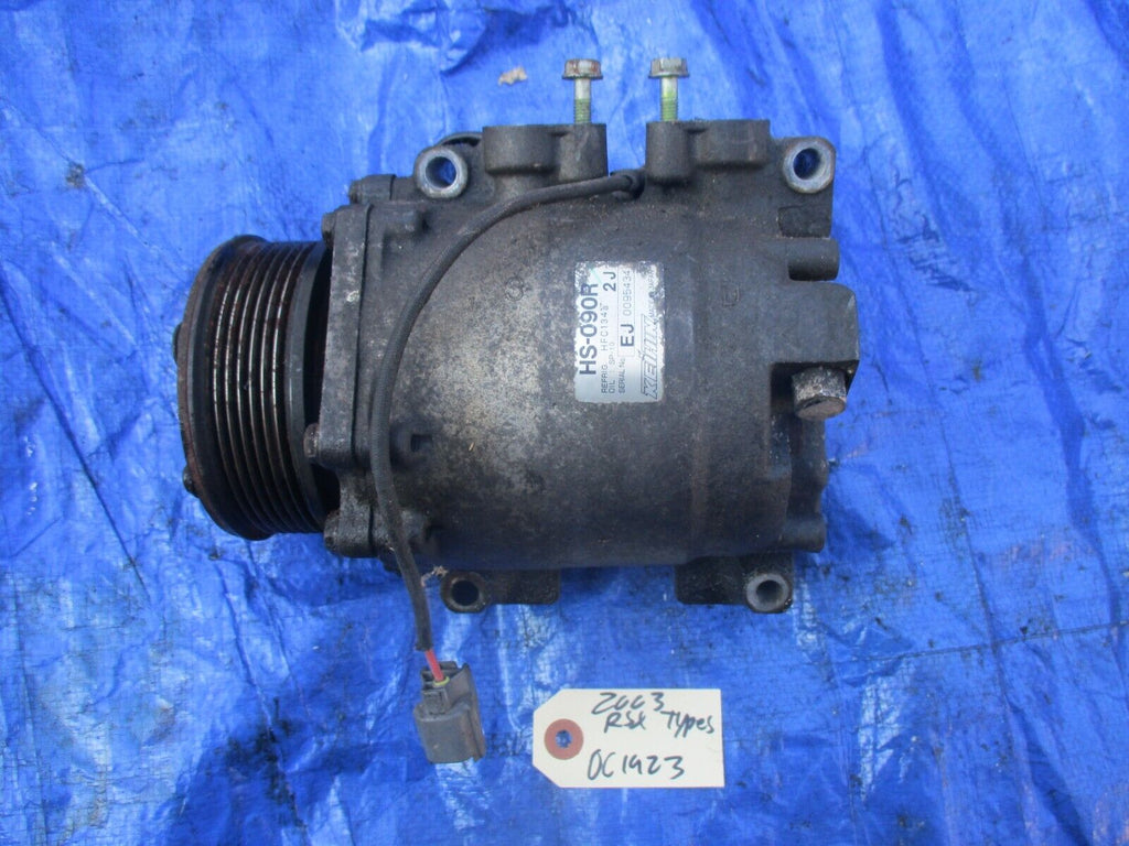 02-06 Acura RSX Type S K20A2 Air conditioner compressor AC HS-090R OEM Keihin