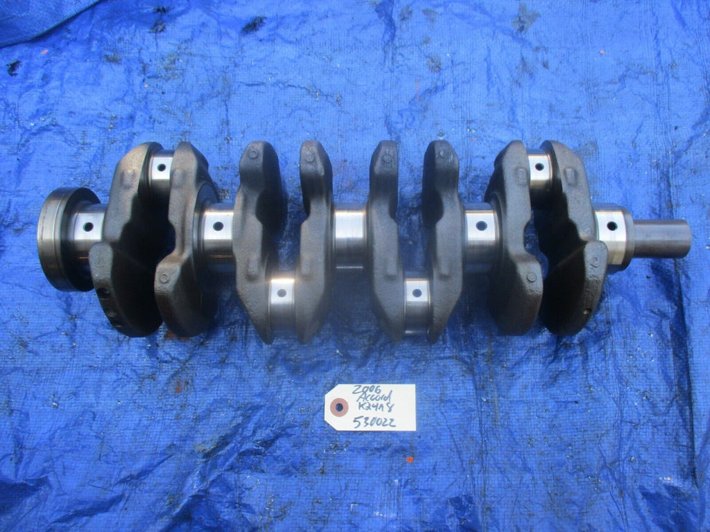 2006 Honda Accord K24A8 crankshaft assembly K24 engine motor OEM crank R40 22