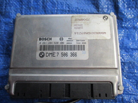 2000 BMW 540i engine computer ECM OEM 0 261 204 620 4.4 V8 DOHC 32V 