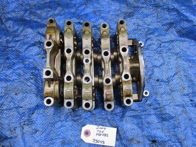 04-08 Acura TSX K24A2 cylinder head cam caps K24 engine motor OEM 33648