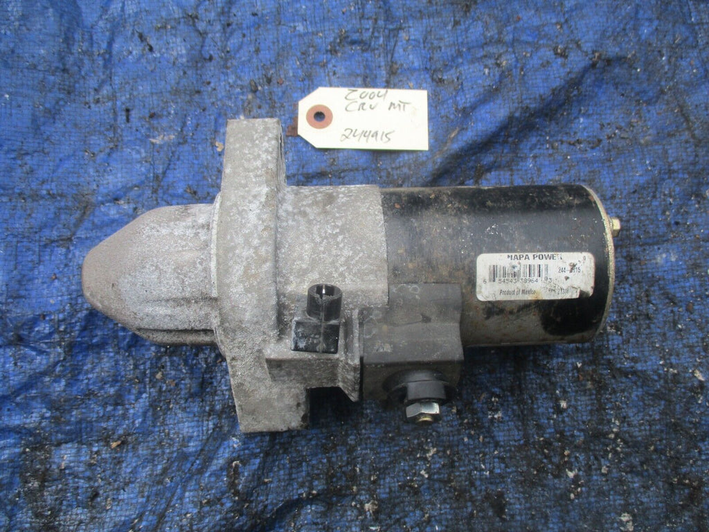 02-06 Honda CRV K24A1 manual transmission starter motor assembly K24 Napa