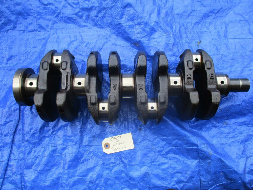 04-08 Acura TSX K24A2 crankshaft assembly RBB K24 engine motor OEM crank 80080