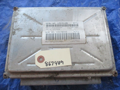 2003 Chevy Silverado engine computer ECM ECU OEM 12576106 5.3L Delphi 4.8 867409