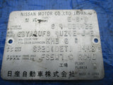 1998 Nissan 240SX S14 JDM chassis model ID tag collector piece SR20 DET RARE