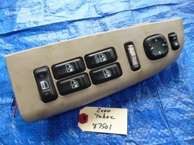 00-02 Chevy Tahoe driver master power window switch OEM LH suburban silverado