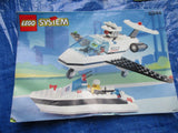 1993 Lego 6344 Police jet speed justice boat air plane vintage complete set