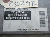 2005 Toyota Echo 1.5 engine computer ECU ECM 89661-5C260 Denso 212000-2380 OEM