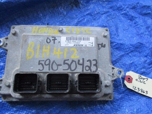 2007 Honda Civic engine computer ecu automatic transmission 37820-RNA-C59 OEM