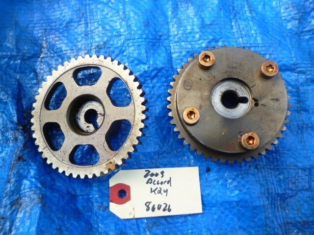 03-05 Honda Accord K24A4 camshaft cam gears set OEM K24 engine motor RAA pair 26