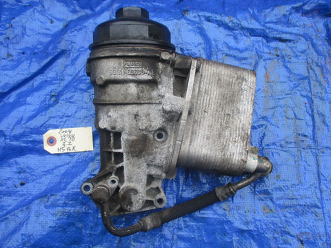 2008 Volvo XC70 3.2 oil filter housing with cooler engine motor OEM 6G9N-6L600-A