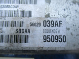 2004 Dodge Durango engine computer ECM ECU OEM P56029039AF 950950 SBDAA 5.7