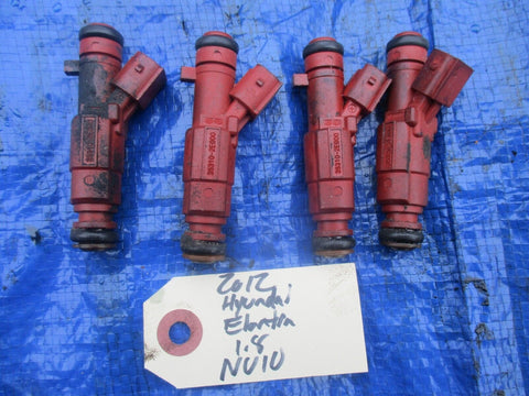 2012 Hyundai Elantra 1.8 NU10 fuel injector set engine motor OEM 35310-2E000