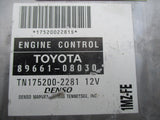 1999 Toyota Sienna 3.0 engine computer 89661-08030 ECU ECM TN175200-2281 PCM