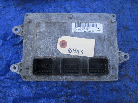 2008 Honda Civic Si manual K20Z3 engine computer 37820-RRB-A07 ECU ECM K20Z 4113