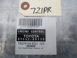 2005 Toyota Sienna 3.3 engine computer 89661-08130 ECU ECM TN275100-0721 PCM