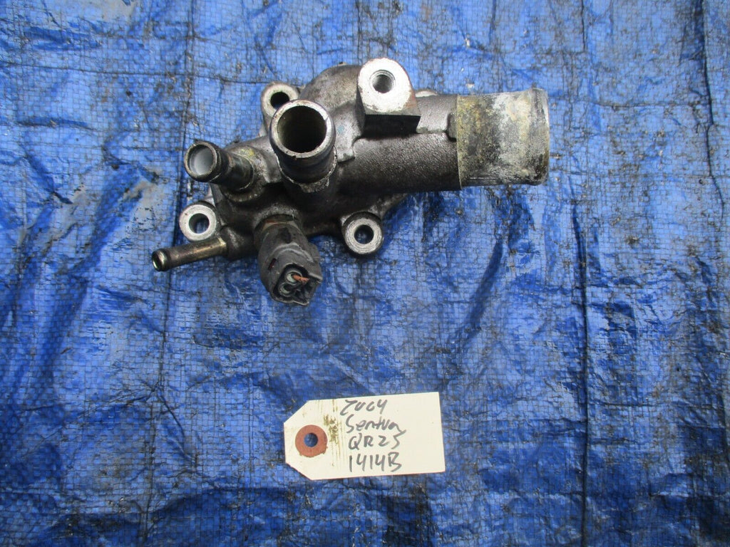 2004 Nissan Sentra QR25DE water neck housing 6N2 engine motor OEM