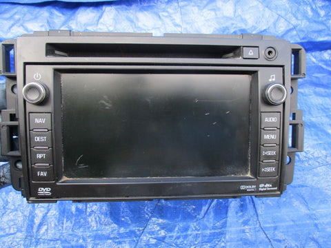 2008 GMC Yukon cd player navigation radio assembly unit OEM 20883054 Denso