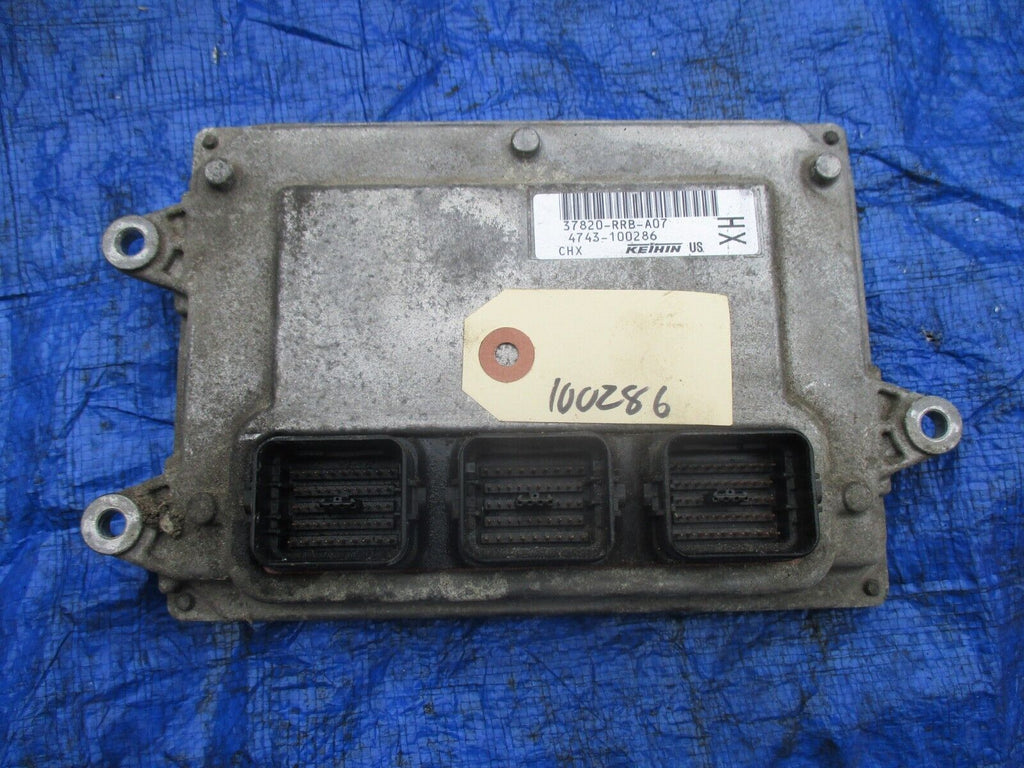 09 Honda Civic Si manual K20Z3 engine computer 37820-RRB-A07 ECU ECM OEM K20Z