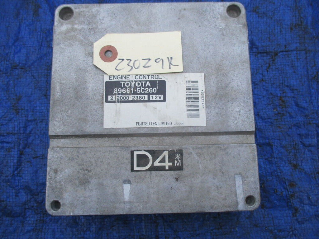 2005 Toyota Echo 1.5 engine computer ECU ECM 89661-5C260 Denso 212000-2380 OEM