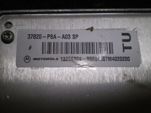 2000 ACURA 3.0CL 6CYL ECU ECM 37820-P8A-A03 ACURA CL