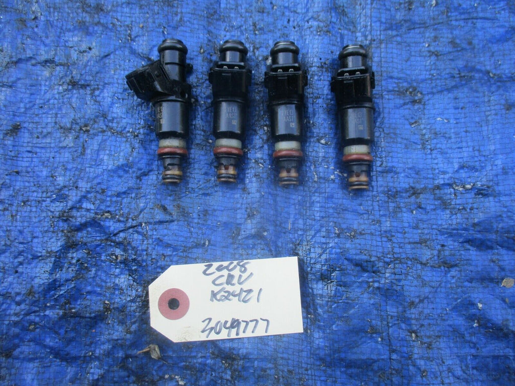 07-09 Honda CRV K24Z1 fuel injector set assembly engine motor OEM K24 AAST