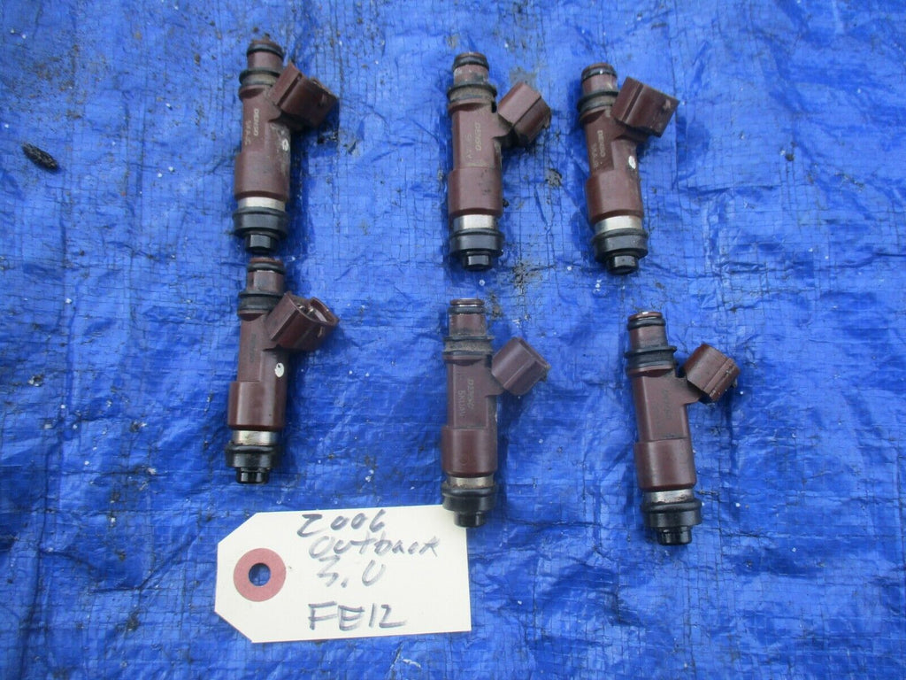 06 Subaru Outback 3.0 OEM fuel injectors set DENSO 5K engine motor FE12