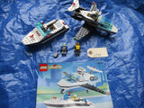 1993 Lego 6344 Police jet speed justice boat air plane vintage complete set