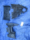 90-95 Acura Integra B18B1 OEM timing cover set upper lower engine motor B18A1 3