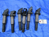 2003 BMW 328 ignition coil set Bosch 0 221 504 100 coil pack set of 6 OEM