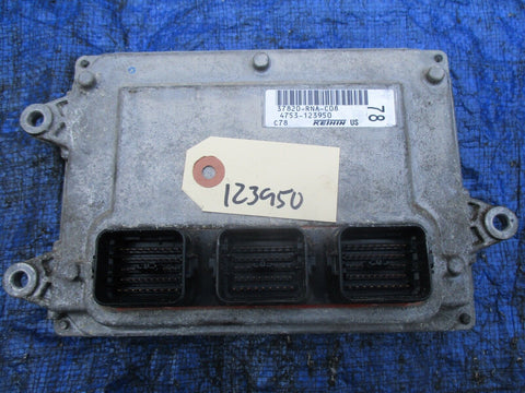 06-08 Honda Civic engine computer ecu manual transmission 37820-RNA-C08 OEM 50