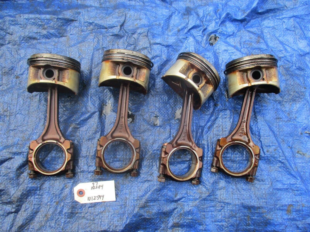 97-01 Honda Prelude H22A4 VTEC pistons and rods H22 P5M set OEM 46821 H22A 2