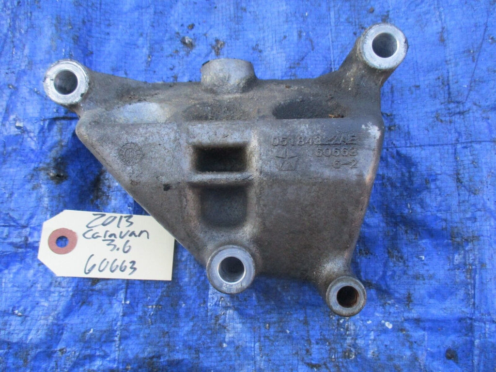 2013 Dodge Grand Caravan 3.6 engine mount bracket 05184322AE motor OEM 60663