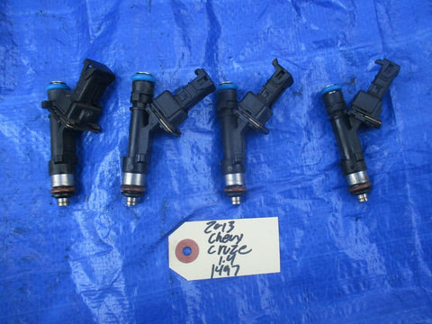 2013 Chevy Cruze 1.4 fuel injector assembly set OEM turbo engine motor 280158205